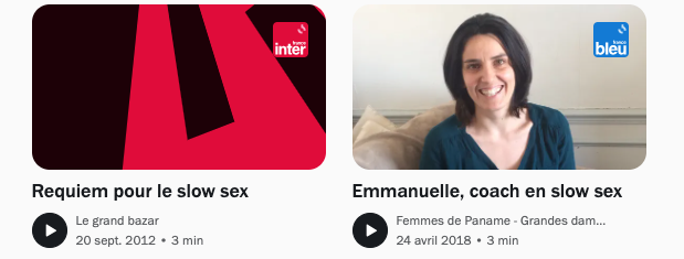 PODCAST SLOW SEX