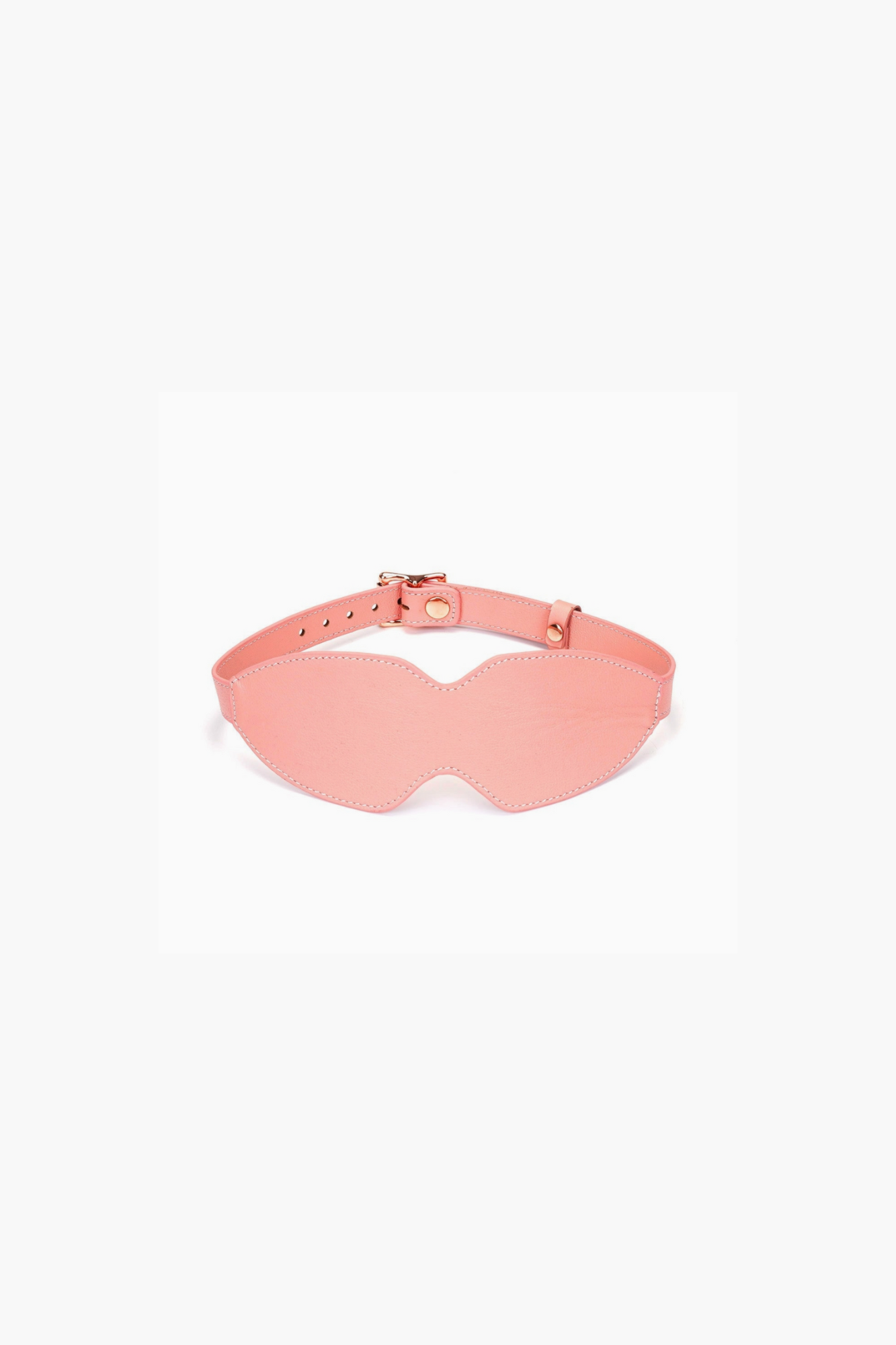 bandeau bdsm en cuir rose