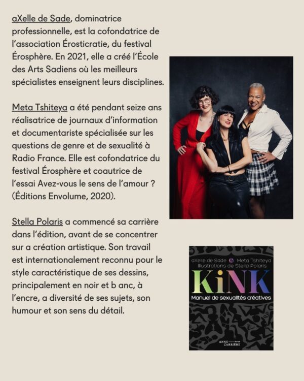 Kink, manuel de sexualités créatives-Axelle de Sade & Meta Tshiteya