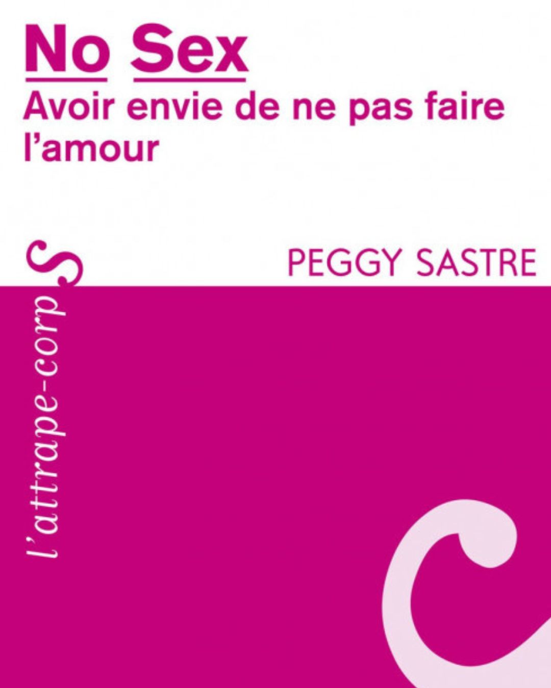 NO SEX, avoir envie de ne pas faire l'amour - Peggy Sastre