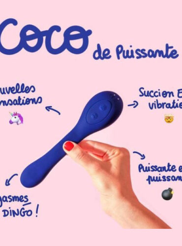 Éveillez votre Sensualité avec nos Sextoys Puissante® Raffinés, de Qualité et Polyvalents. Coco de Puissante® c'est 10 modes différents, à la fois pour la Succion et la Vibration