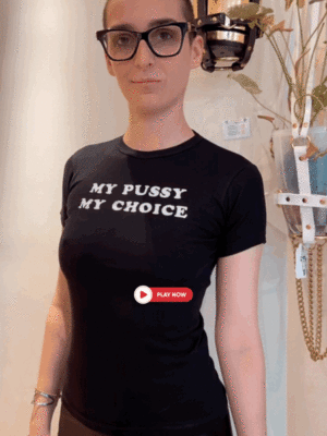 MY PUSSY MY CHOICE, Tee-Shirt en coton♀️♂️