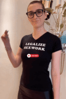 LEGALIZE SEX WORK, Tee-Shirt en coton♀️♂️