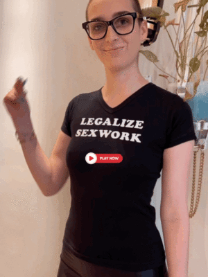 LEGALIZE SEX WORK, Tee-Shirt en coton♀️♂️