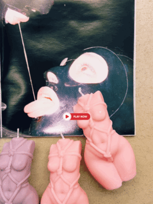 L'ATTACHÉ.ÉE, Bougie Buste BDSM WaxPlay x Atelier Wölfling🇫🇷 - 🔥🔥🔥🔥🔥Violet
