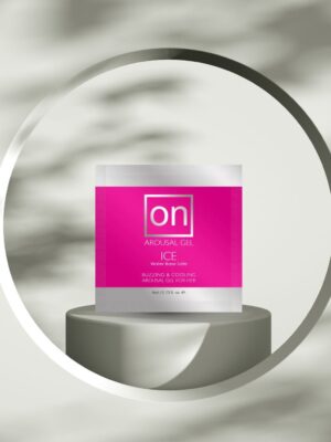 ON™ Ice – L’huile d’éveil glacée qui fait vibrer votre sensualité entre fraîcheur exaltante et chaleur électrisante.