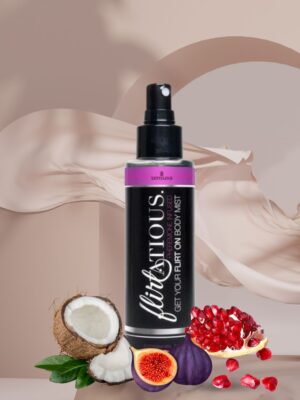 Flirtatious Body Mist de Sensuva – La brume corps aux phéromones qui fait vibrer votre charme à chaque souffle.