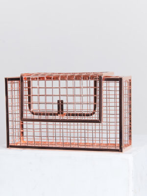 pochette design en metal