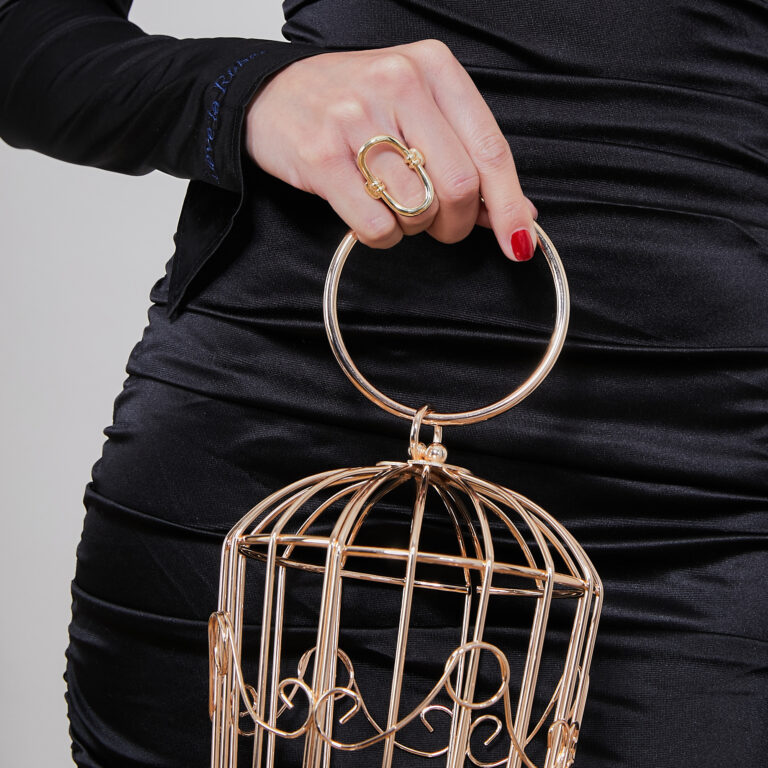 sac cage en métal