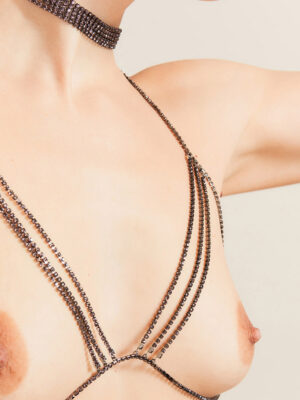 Choker en strass de la marque OPPIUM PARIS